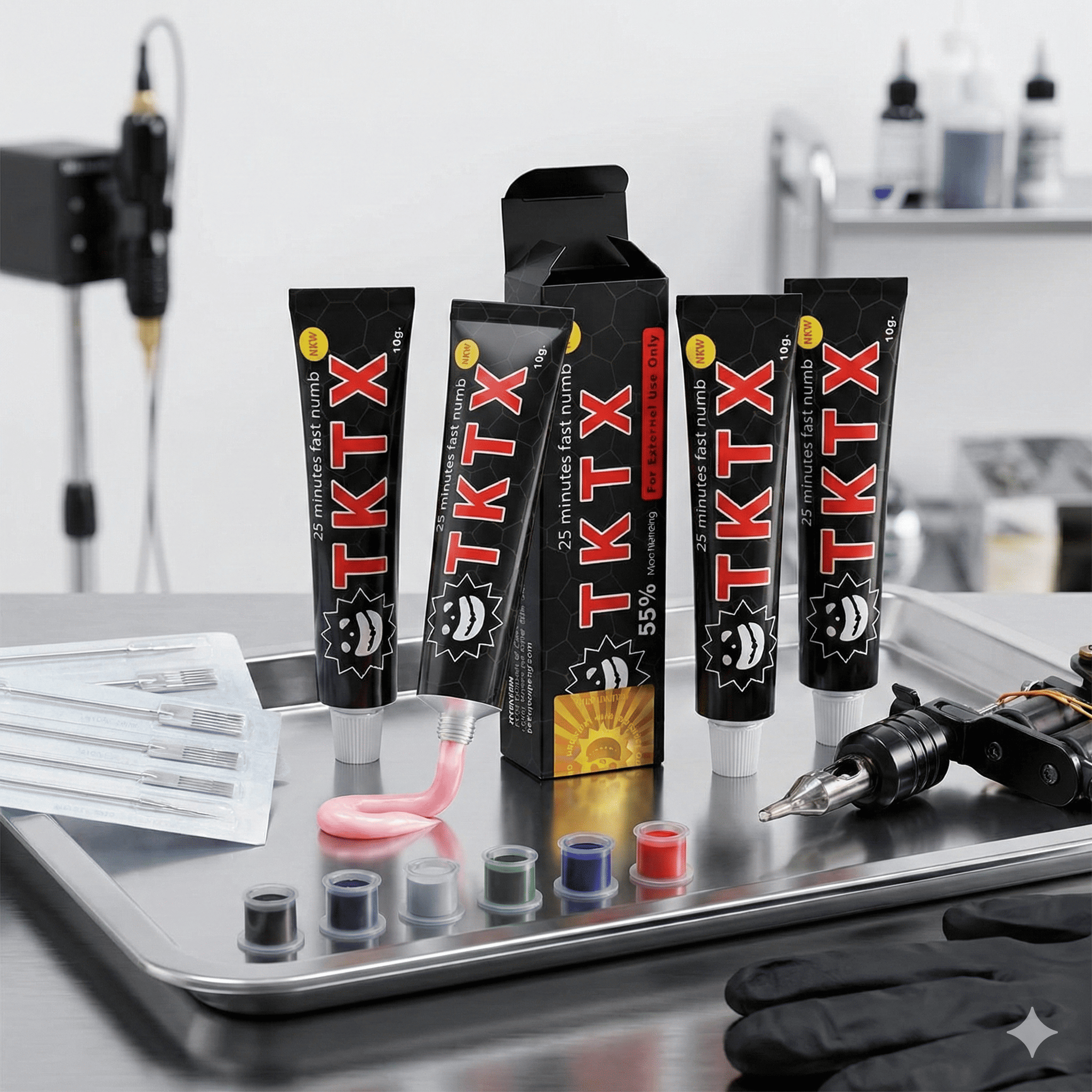 LA MIGLIORE CREMA TKTX Nero per TATUAGGI | depilazione con ceretta | PIERCING | MICROBLADING 🤩