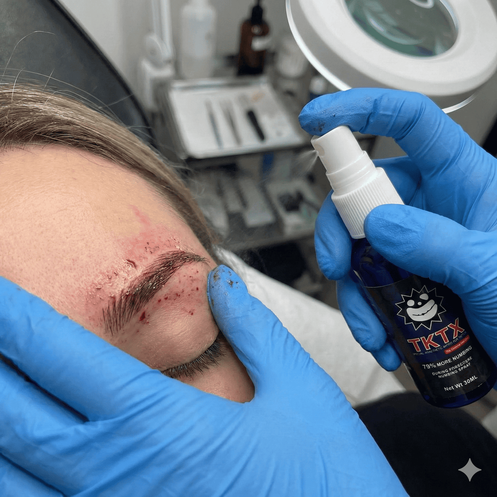 ✅ TKTX SPRAY 30 ml DURANTE I TATUAGGI | MICROBLADING | TRUCCO PERMANENTE 🤩