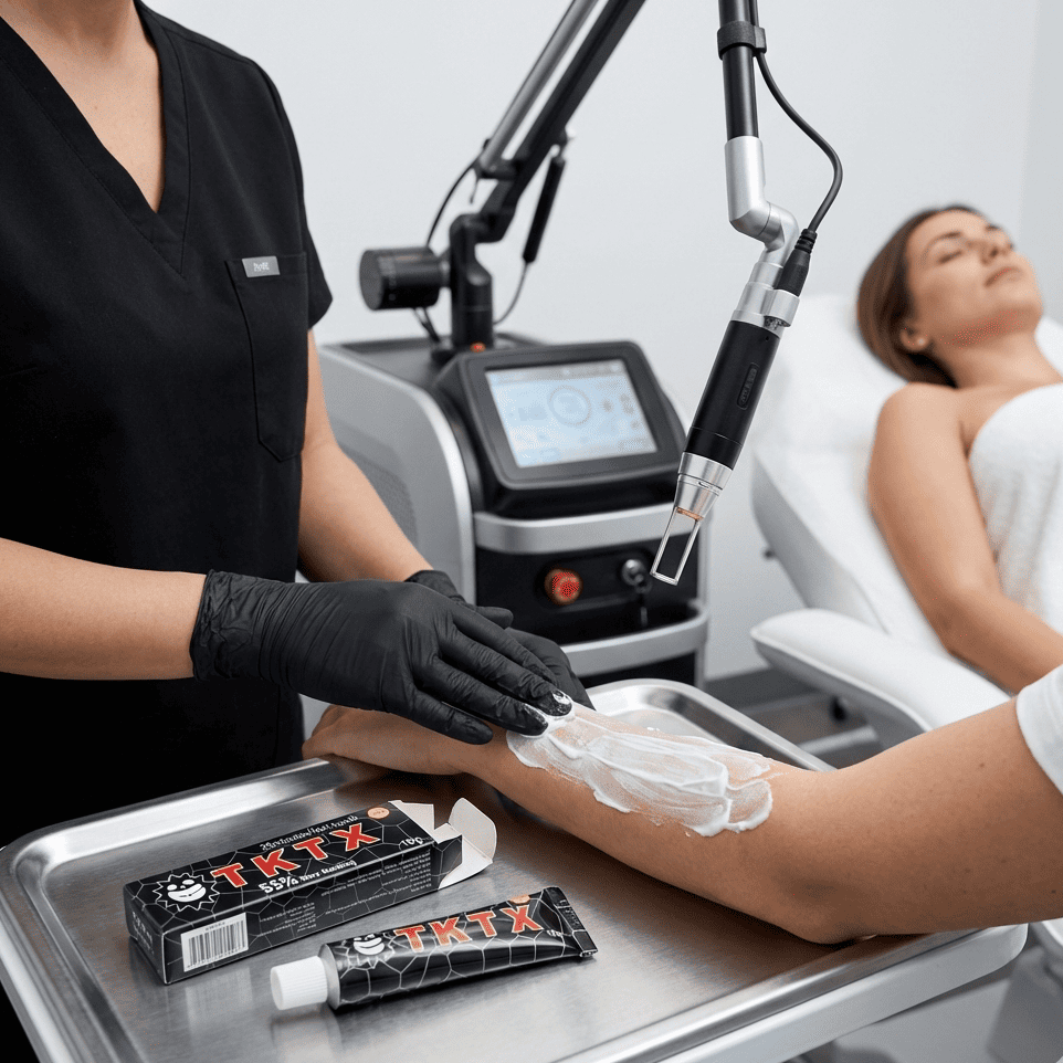 LA MIGLIORE CREMA TKTX Nero per TATUAGGI | depilazione con ceretta | PIERCING | MICROBLADING 🤩