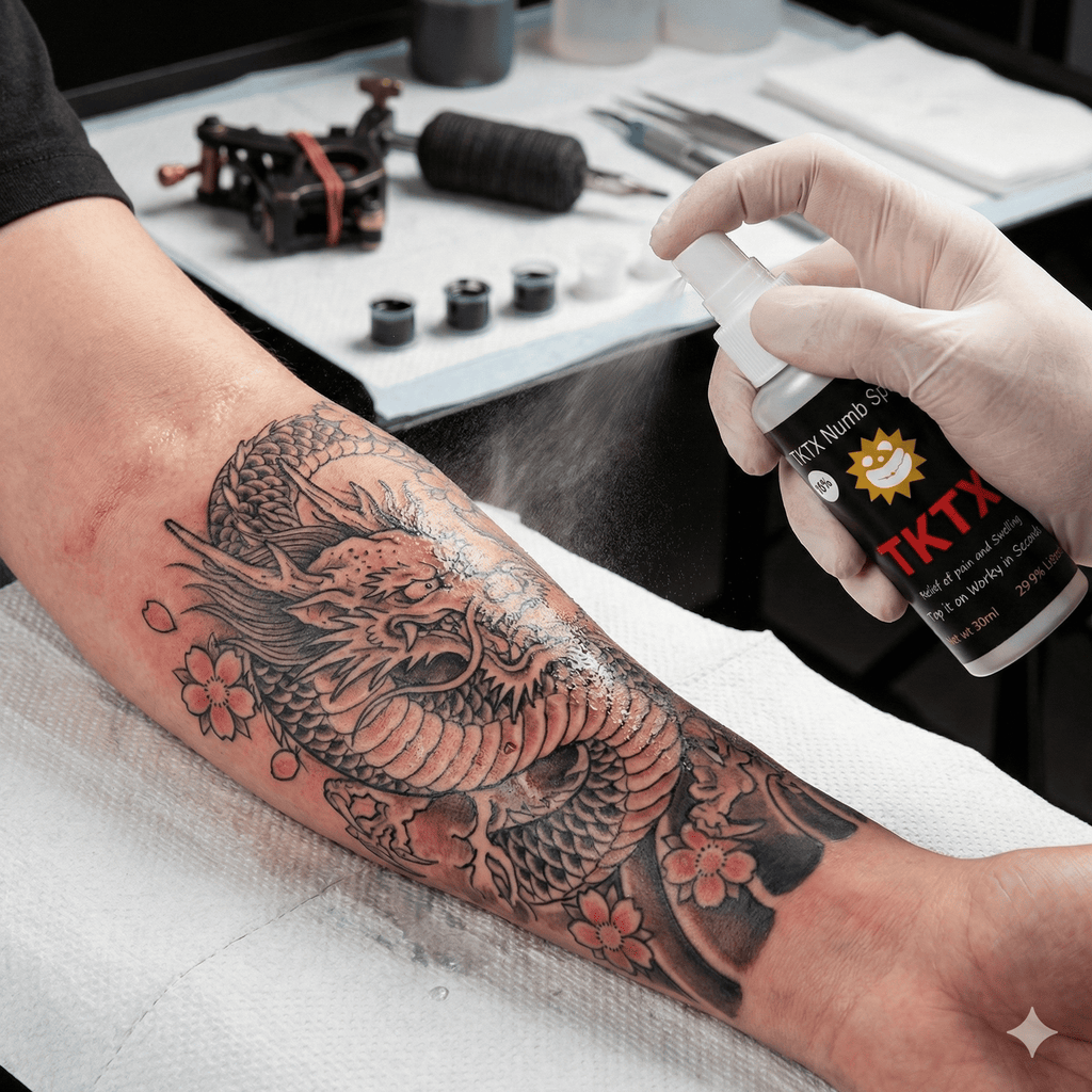 ✅ TKTX SPRAY 30 ml DURANTE I TATUAGGI | MICROBLADING | TRUCCO PERMANENTE 🤩