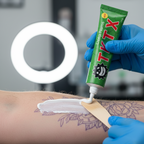 Crema TKTX VERDE 40% per TATUAGGI | depilazione con ceretta | PIERCING | MICROBLADING