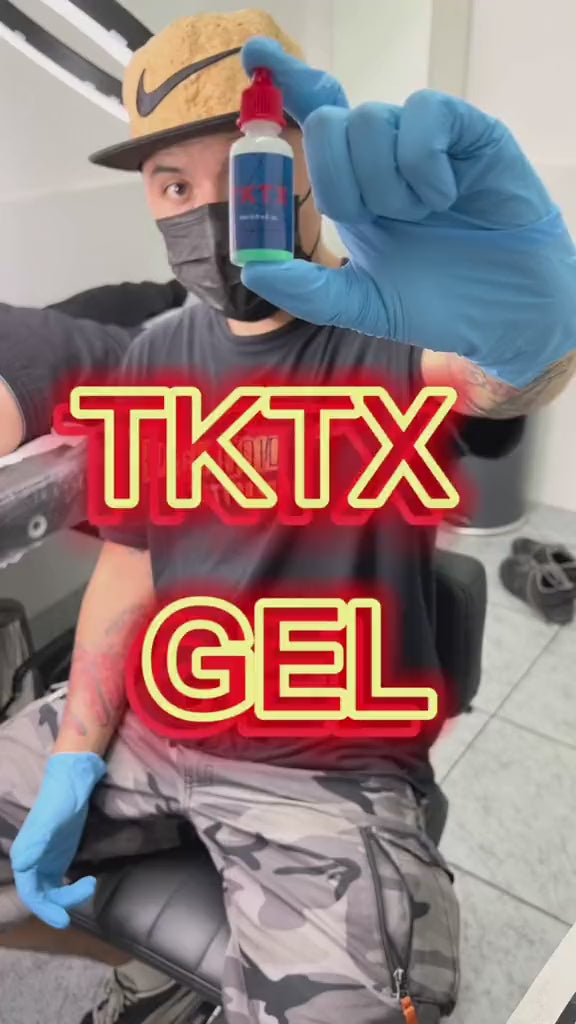 ✅ TKTX GEL 15 ml DURANTE I TATUAGGI | MICROBLADING | TRUCCO PERMANENTE