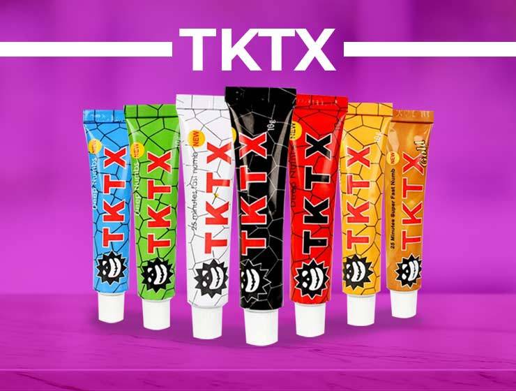 Cos'è l'anestesia TKTX e a cosa serve? 6 colores azul blanca negra roja naranja amarilla gold tatttoo tato tatto tatoo 40% 45% depilación perforación microblading piercing para que sirve como usar